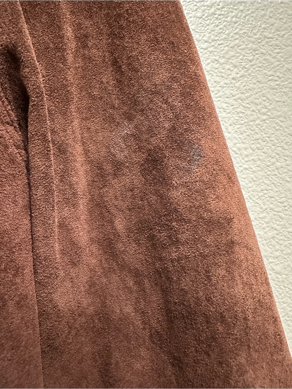VTG St.John’s Bay small washable Suede Button-Front Jacket - Picture 6 of 8